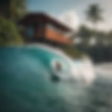Local Surf Culture at Its Best A vibrant surf shack that embodies the local surf culture.
