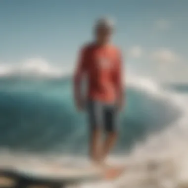 Detailed view of Quiksilver youth surf apparel