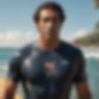 Duke Kahanamoku's Olympic Spirit Duke Kahanamoku in his Olympic swimming gear, ready to compete
