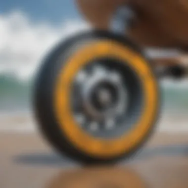Wheel Size and Hardness Explained Close-up of various longboard wheels demonstrating size and hardness