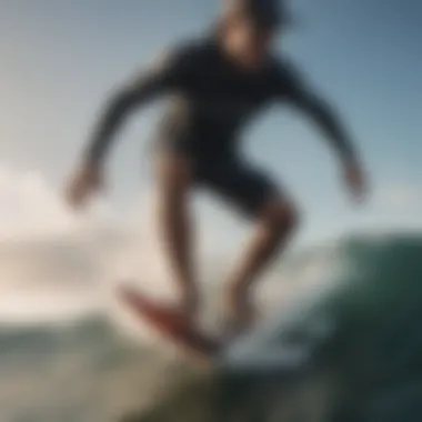 User Experience with Dakine Contour Footstraps A surfer enjoying the ride with Dakine Contour footstraps, capturing the essence of user experience.