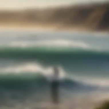 Group of surfers discussing techniques