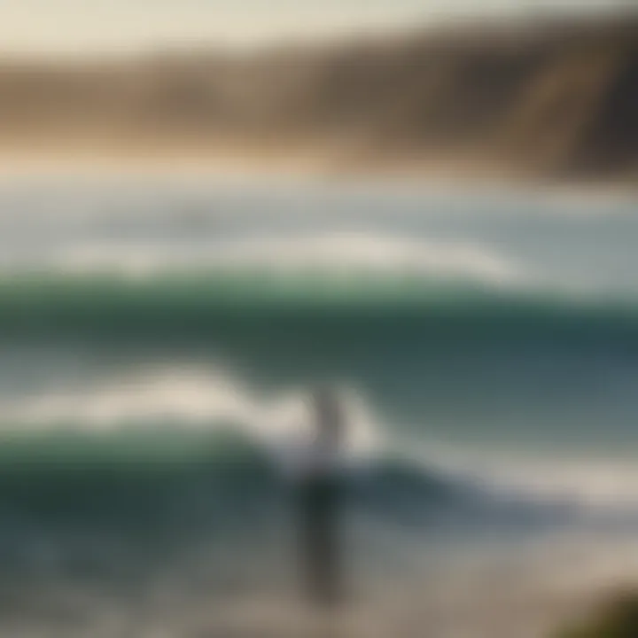 Group of surfers discussing techniques