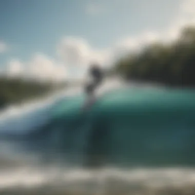 Surfers enjoying the pristine waters and beautiful scenery of Costa Rica's coastline