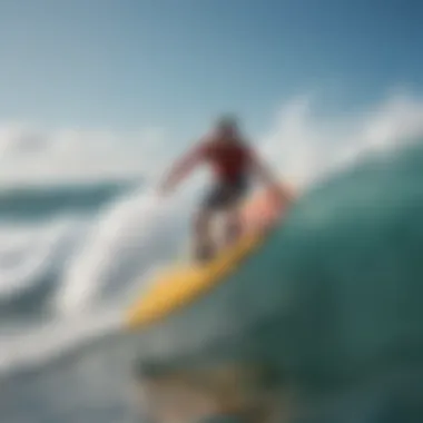 Sustainable Materials for Surfing Toys Close-up of eco-friendly materials used in surfing toys
