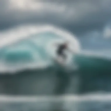Performance of the Wavestorm Shortboard in Surfing Conditions Wavestorm shortboard in action on the waves