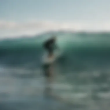 Group of surfers discussing techniques