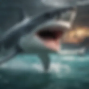 Shark Behavior Studies Infographic Infographic on shark behavior studies related to shark finders