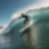 Sam Light riding a wave with dynamic posture