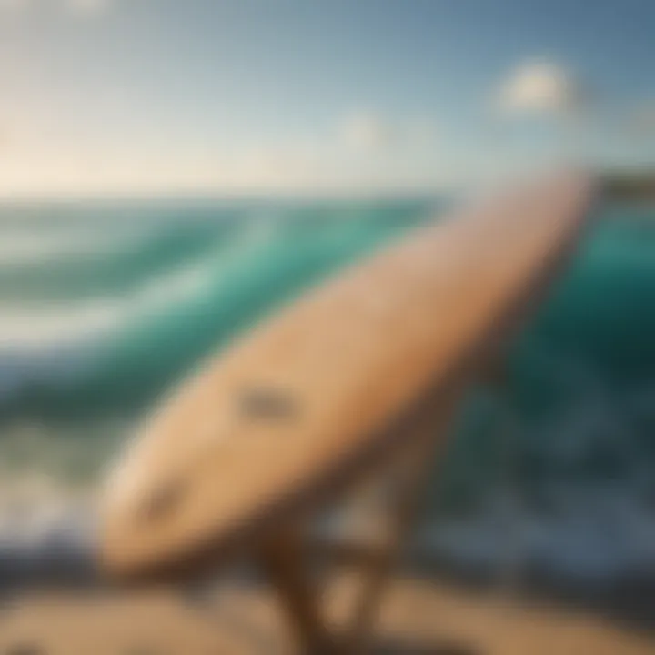 Eco-friendly materials used in the construction of the St. Croix Triumph surfboard.