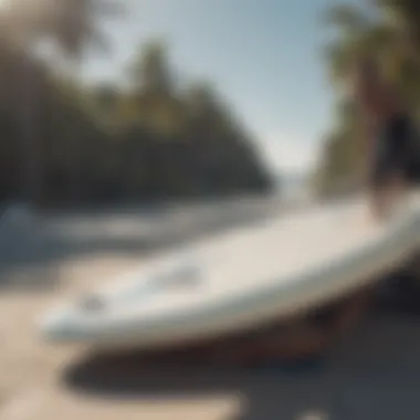 Installation of surfboard rack pads on a vehicle