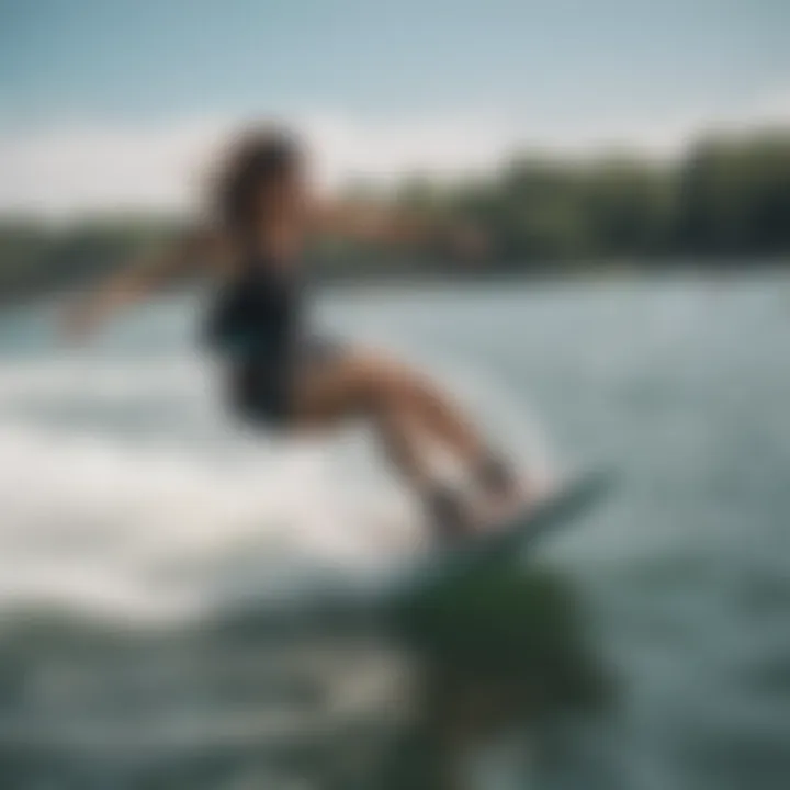 A diverse group of athletes participating in a wakeboarding event