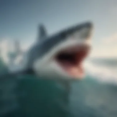 Showcasing the Design of an Electronic Shark Repellent An electronic shark repellent device showcasing its sleek design and technology.