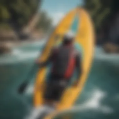 Visual representation of safety gear for paddle boarding