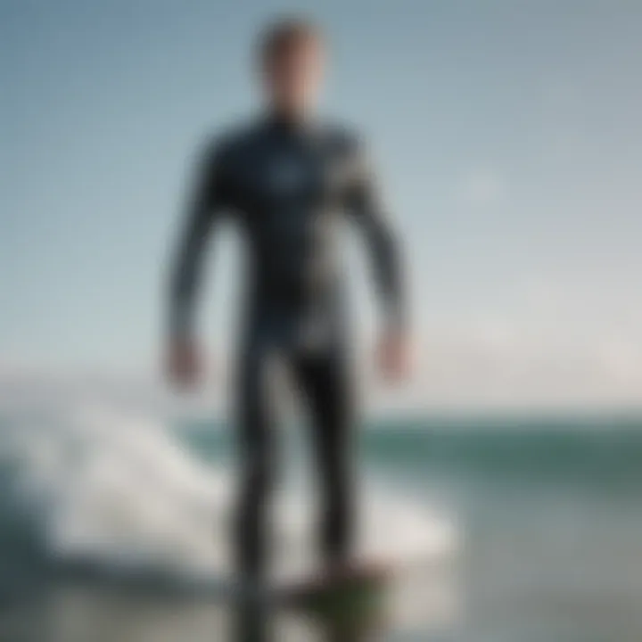 Visual representation of wetsuit fit types and their characteristics