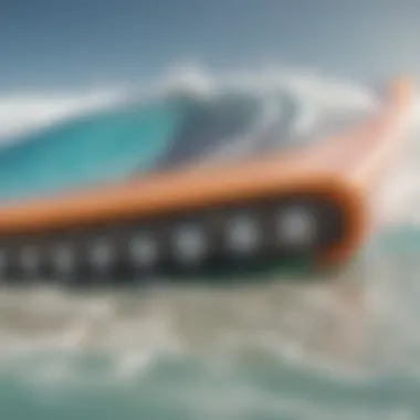 Inside the Surfboard Volume Calculator Detailed view of a surfboard volume calculator