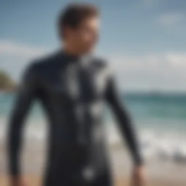 Essential Body Measurements for Wetsuit Fit Diagram illustrating body measurements for wetsuit fitting
