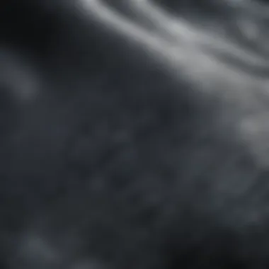 Wetsuit Material Texture and Flexibility Close-up of wetsuit material showcasing its texture and flexibility